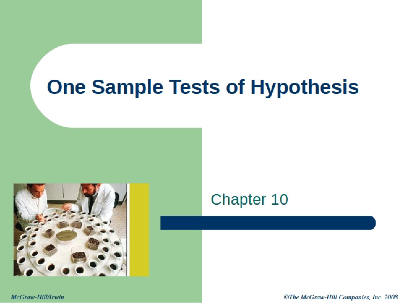 Hypothesis Tests One Sample
