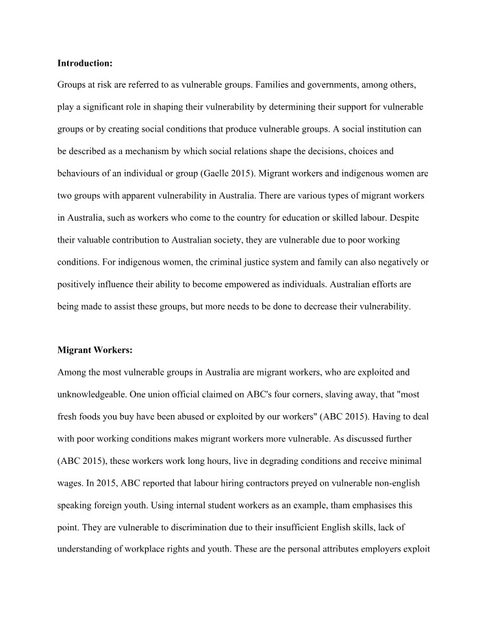 HUMNMISC Major Essay