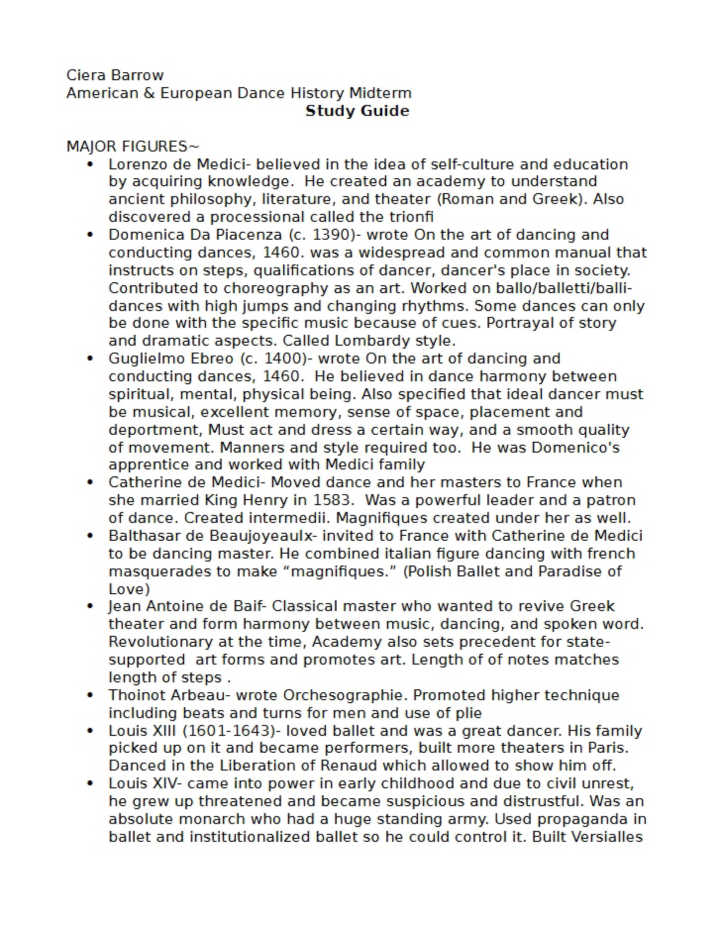 Comprehensive Study Guide