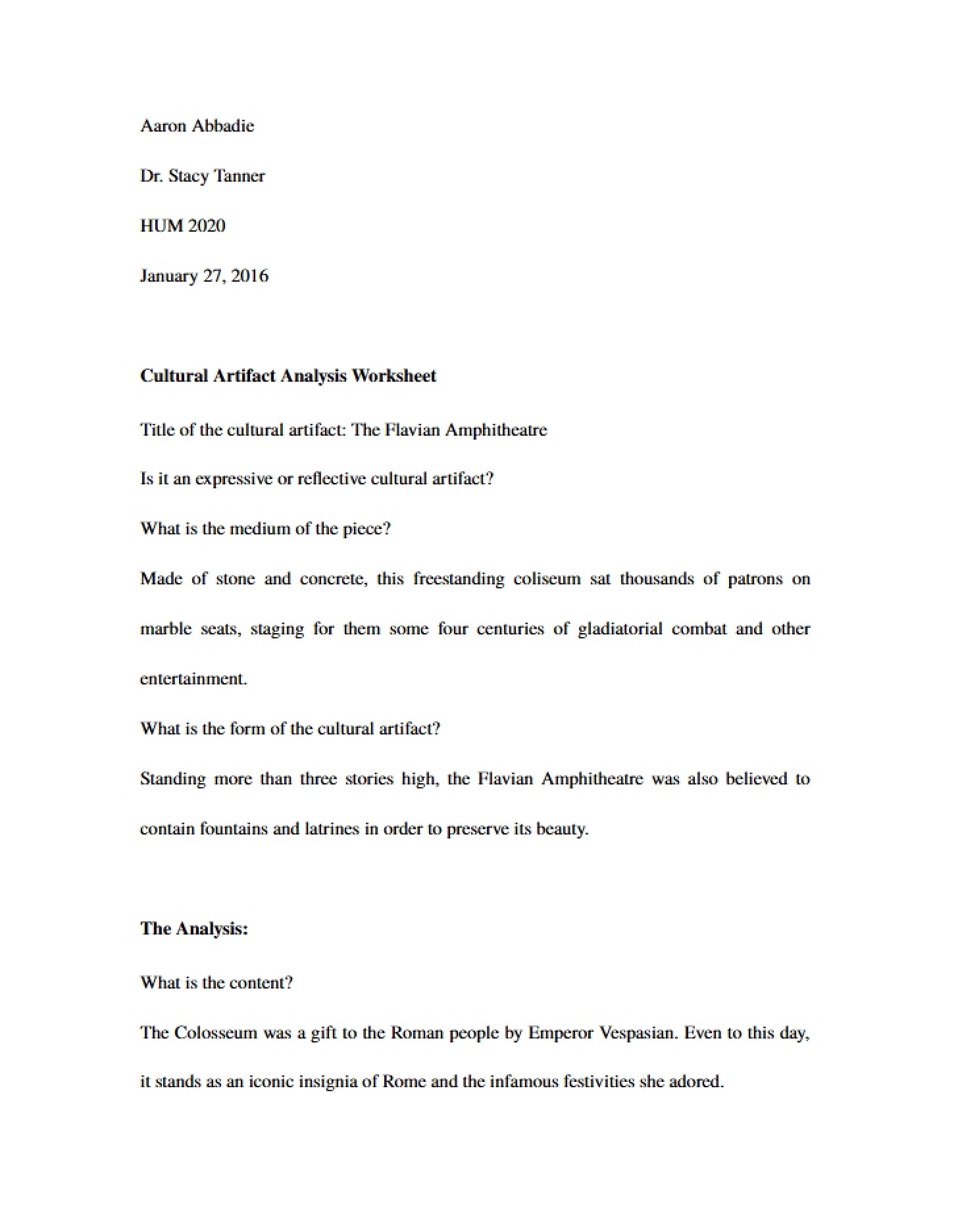 Course Syllabus