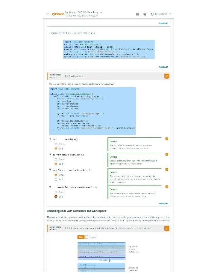 DAT 210 Programming Screenshot June 11
