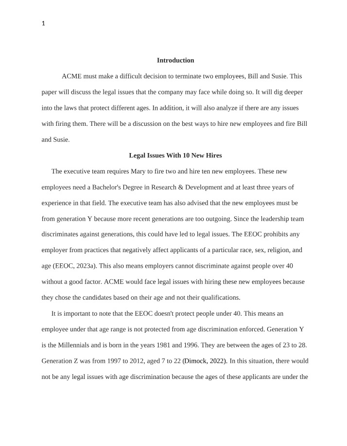 Protecting Against Age and Pregnancy Discrimination - Legal Issues with Firing Employees