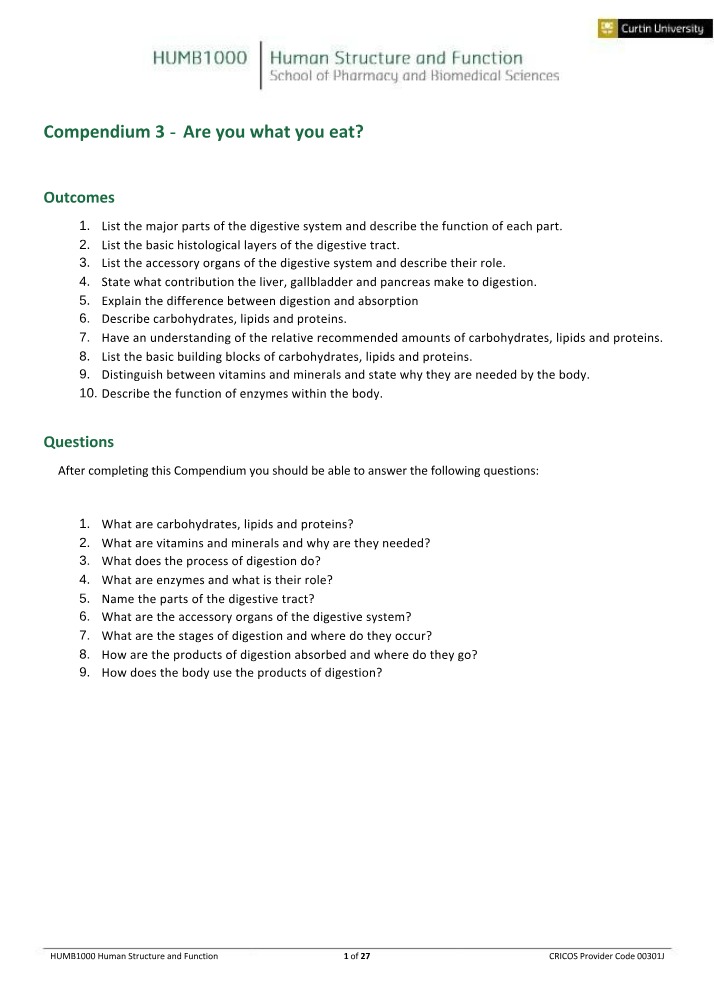 Are You What You Eat - Compendium 3