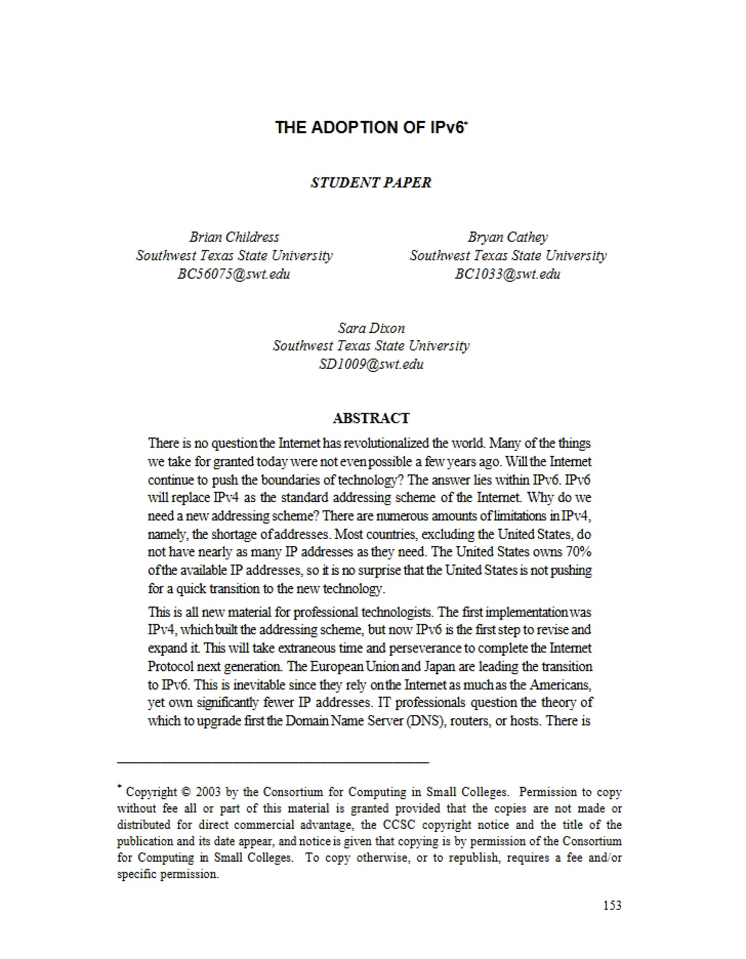 IPv6 Adoption