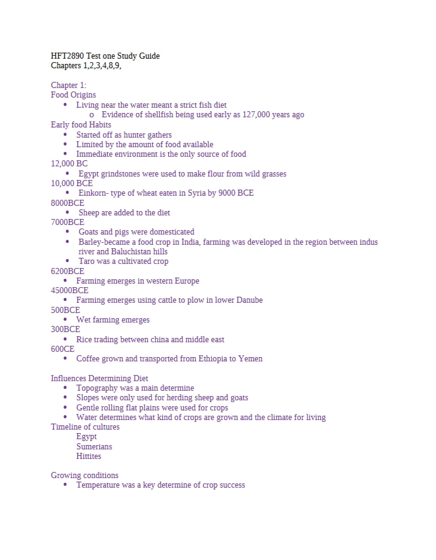 Initial Evaluation Materials