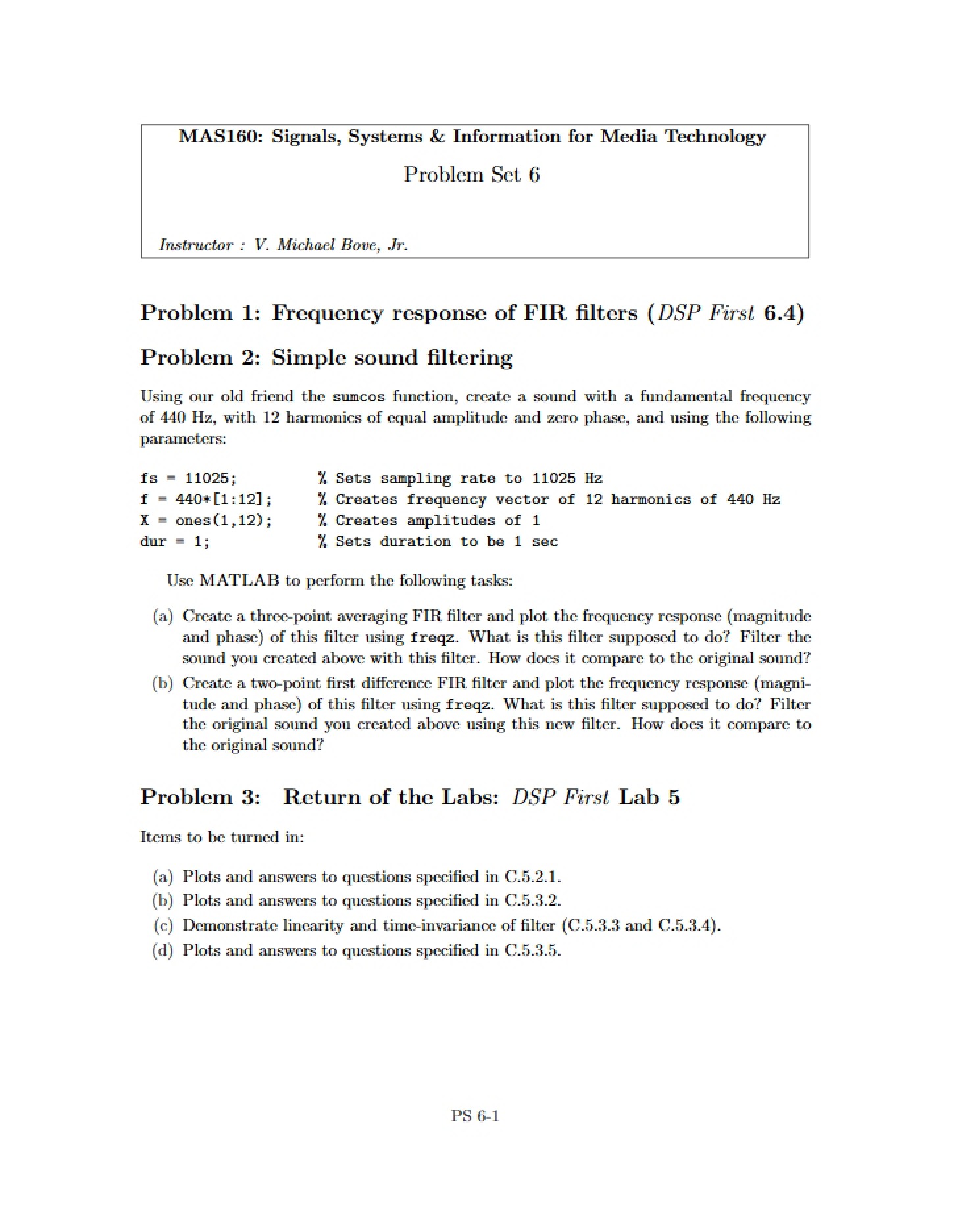 Review Sheets