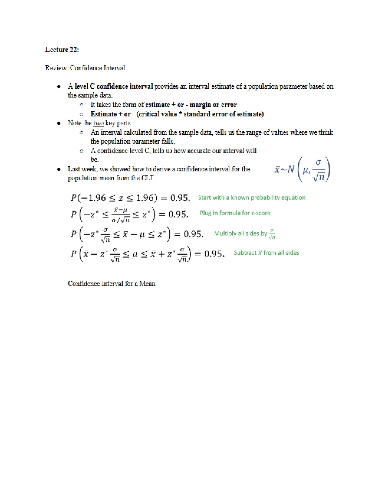 Session 22 Lecture