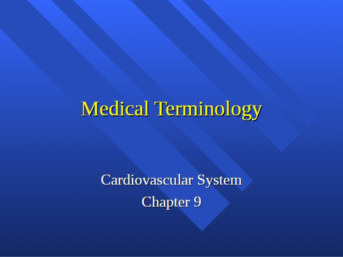 Terminology in Medicine - 37 Pages
