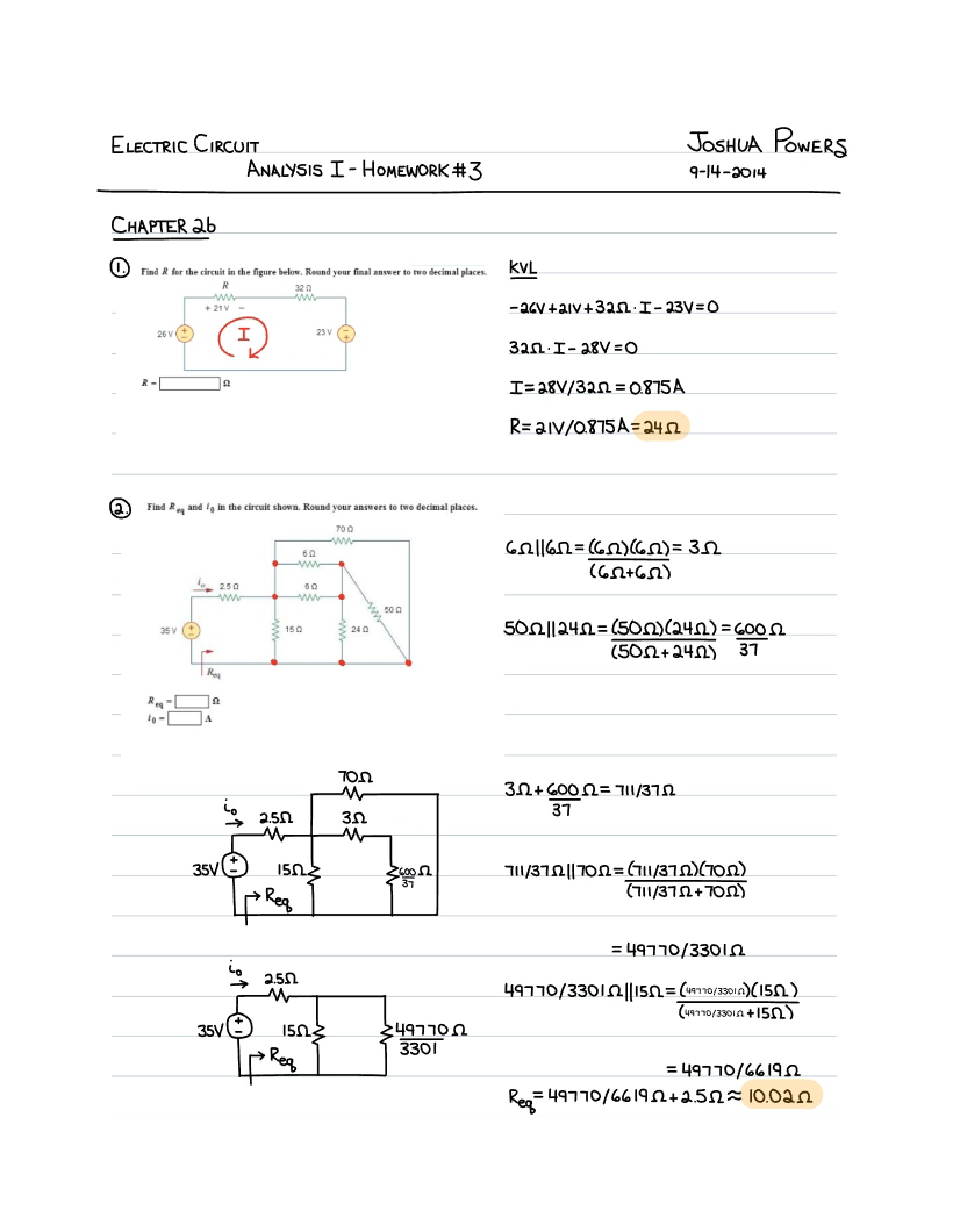 Third Homework for Analysis I