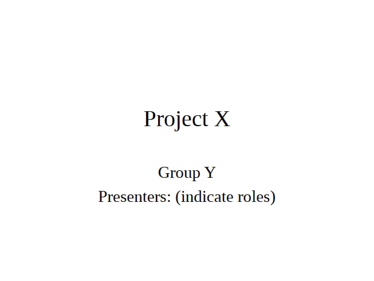 Fall 09 Presentation Template
