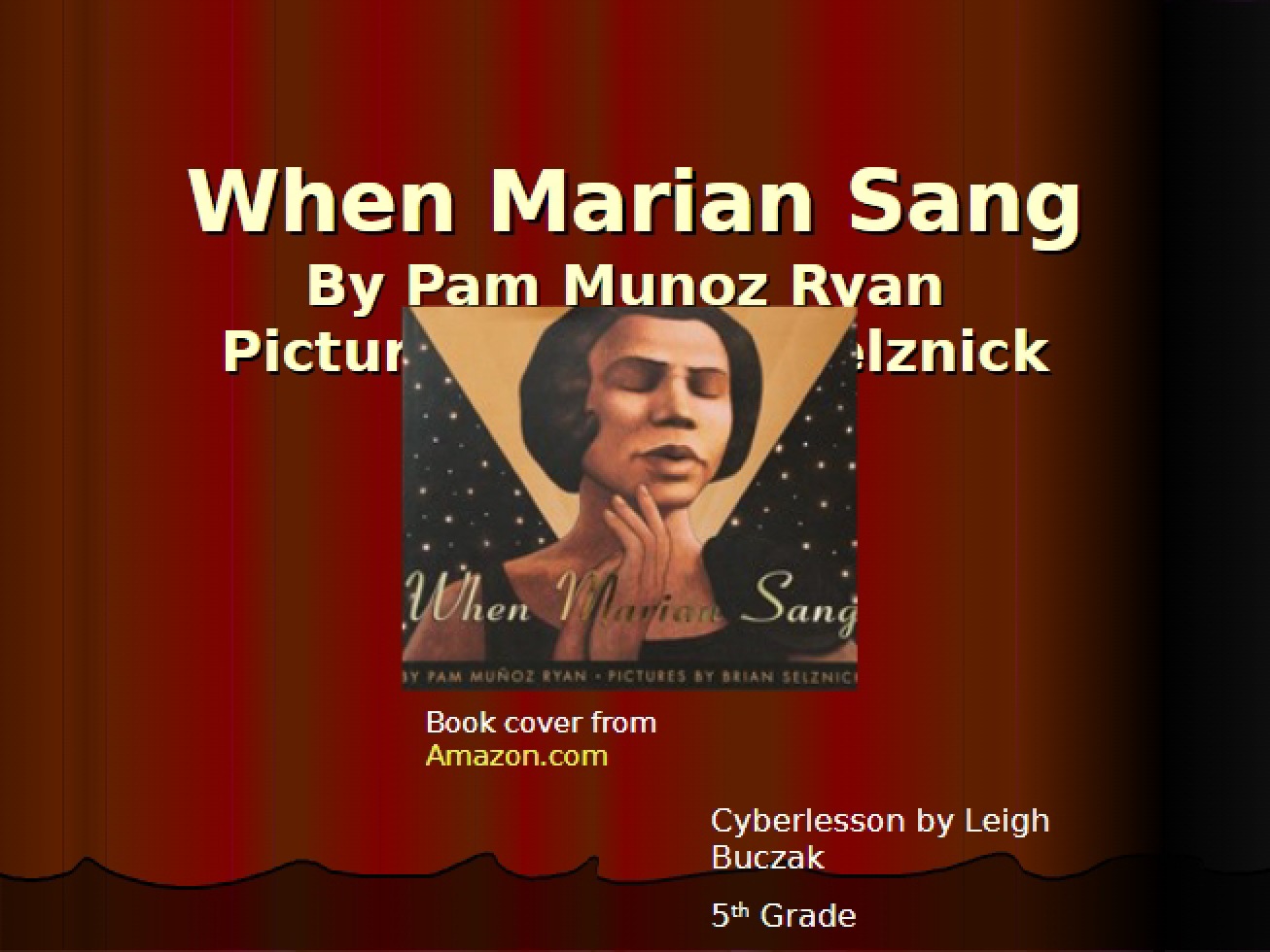 Marian Sang Analysis