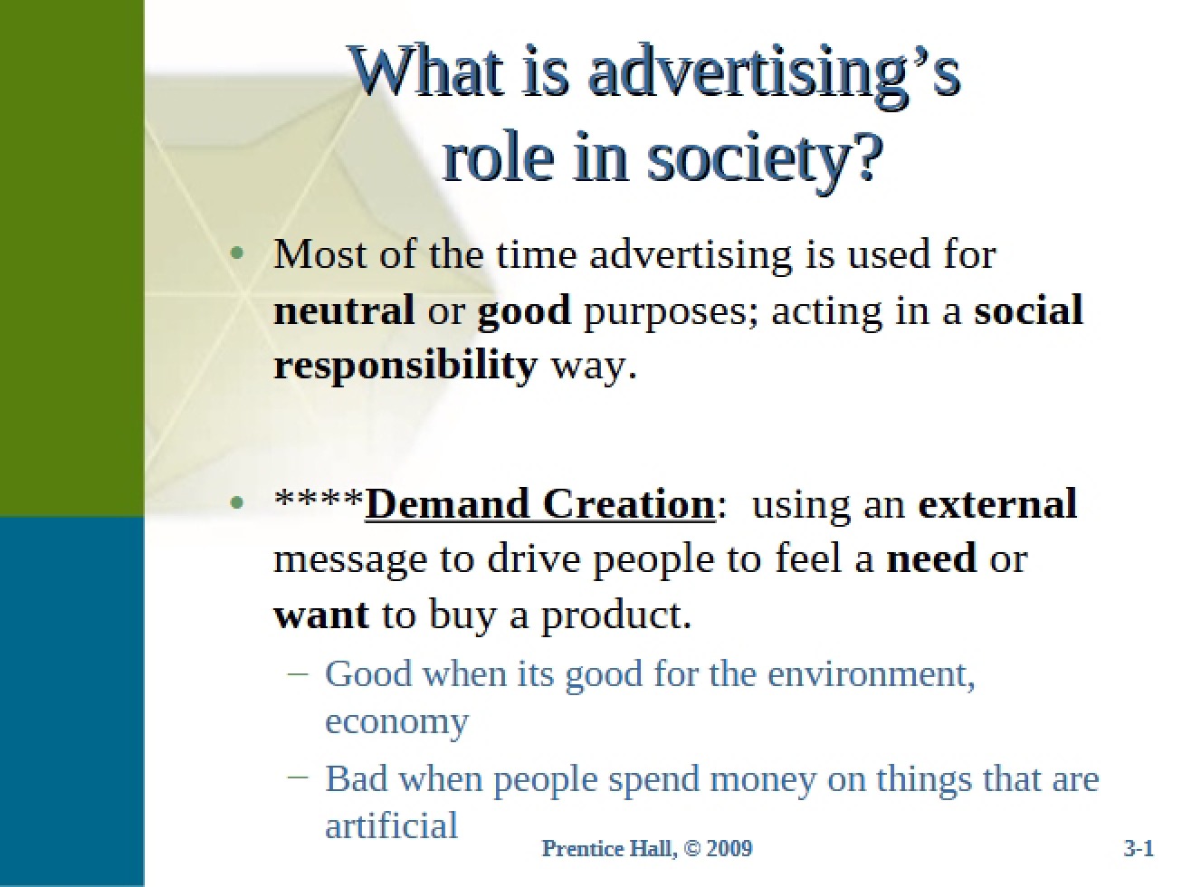 Society and Advertising's Role