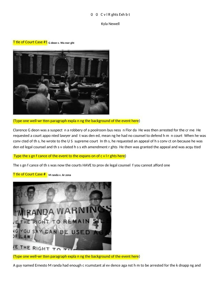 Gideon v. Wainwright Significance