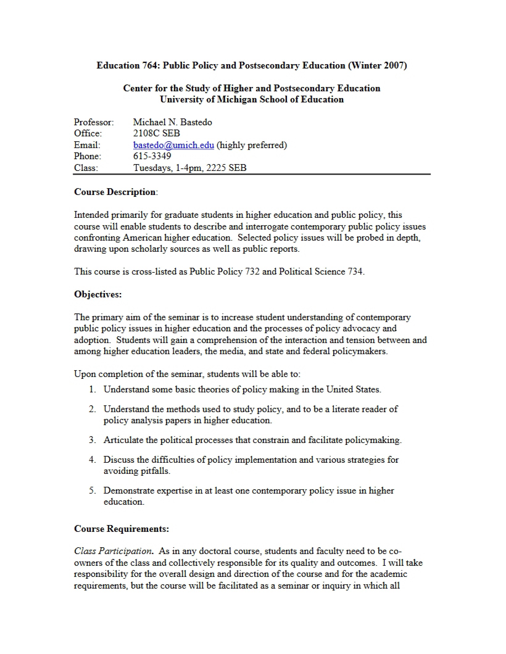 Syllabus EDUC 764