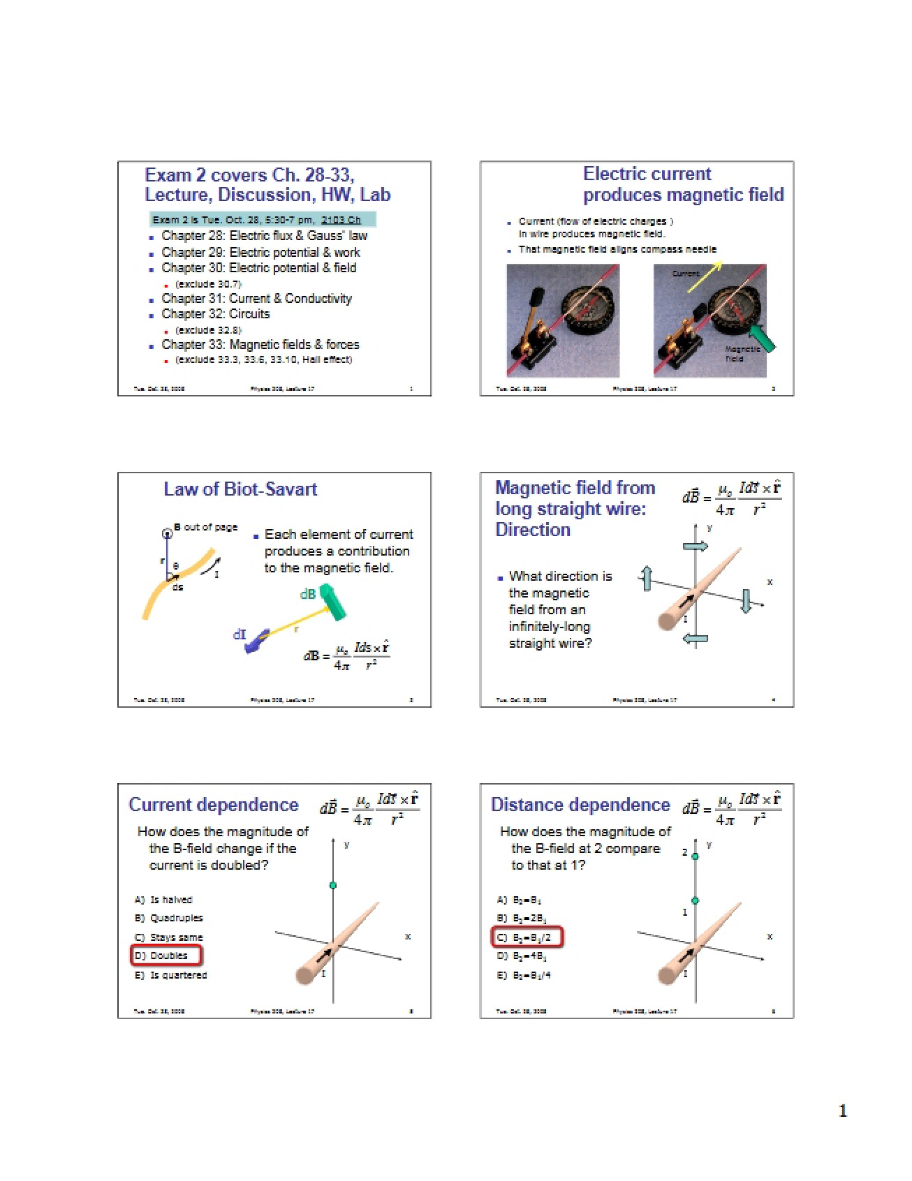 Notes from the Lecture - 3 Pages