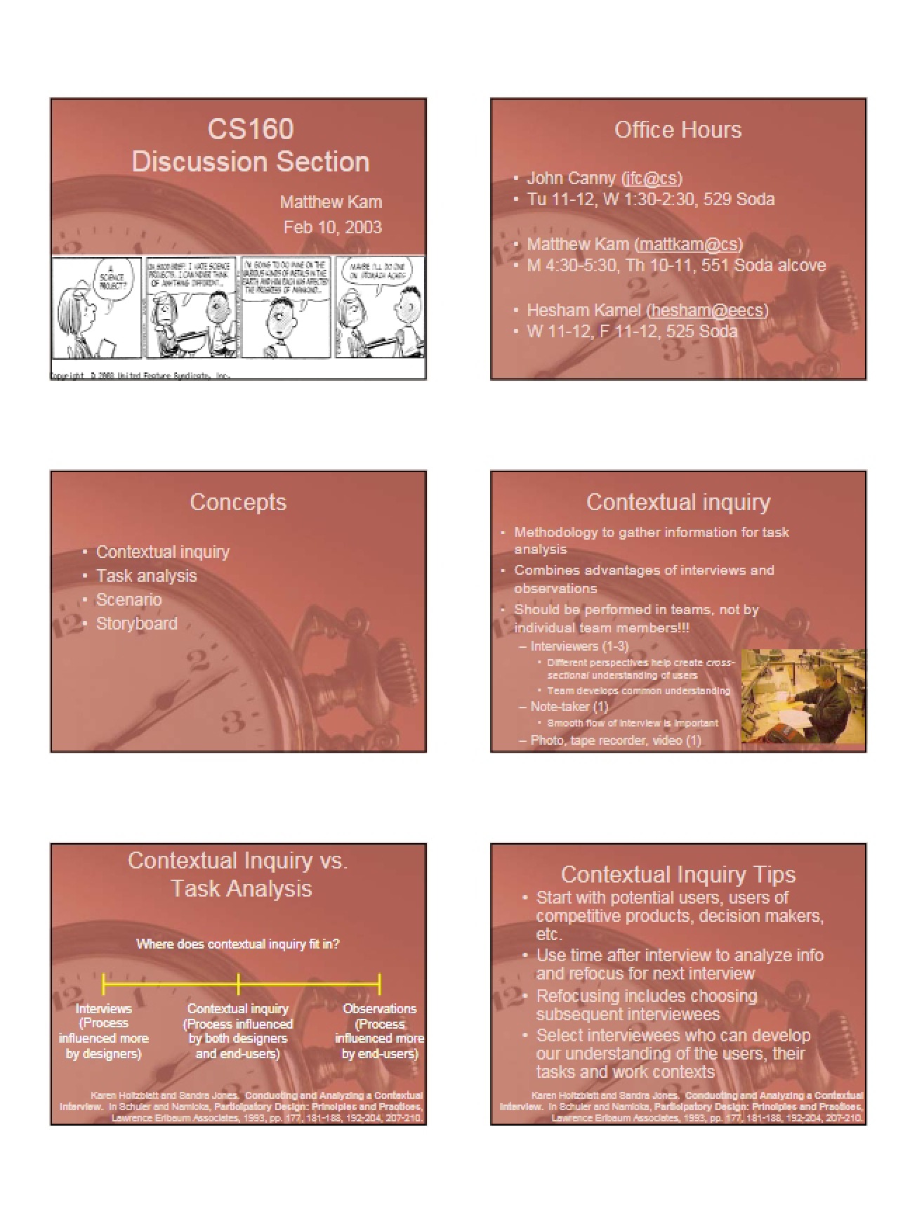 User Interface Discussion Section