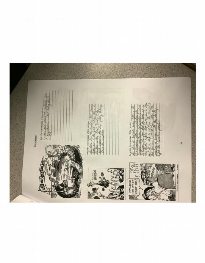 Analysis of World War II Political Cartoons