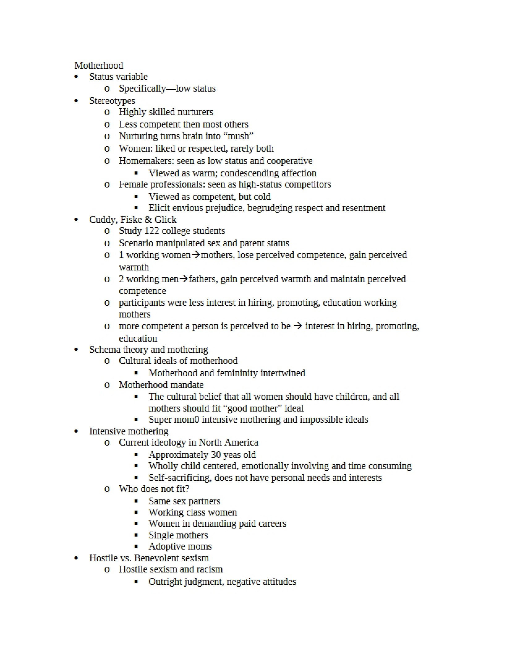 Instructional Notes