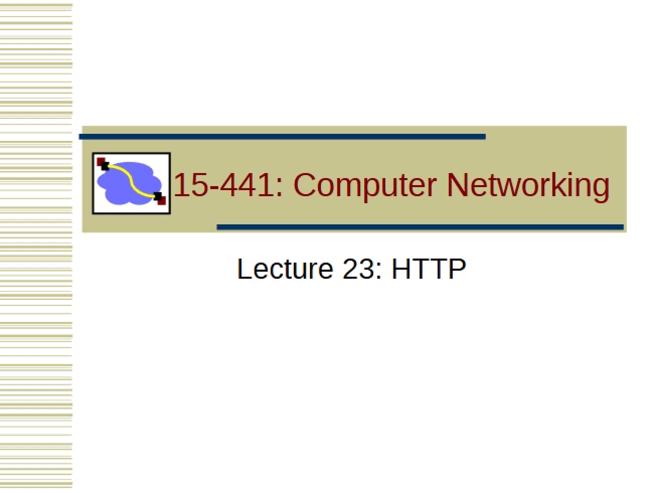 Networking Lecture Segment Nov 24 - 08