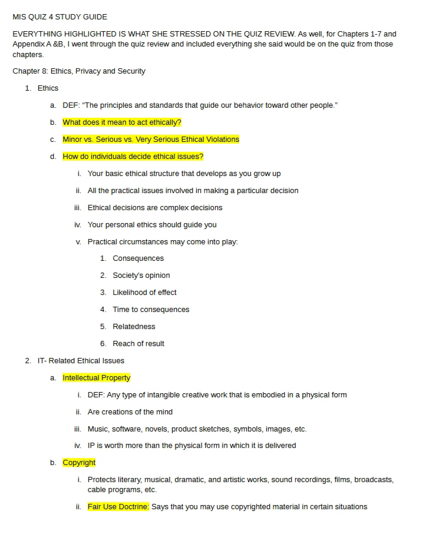 Security Protocols and Ethical Privacy Module 8