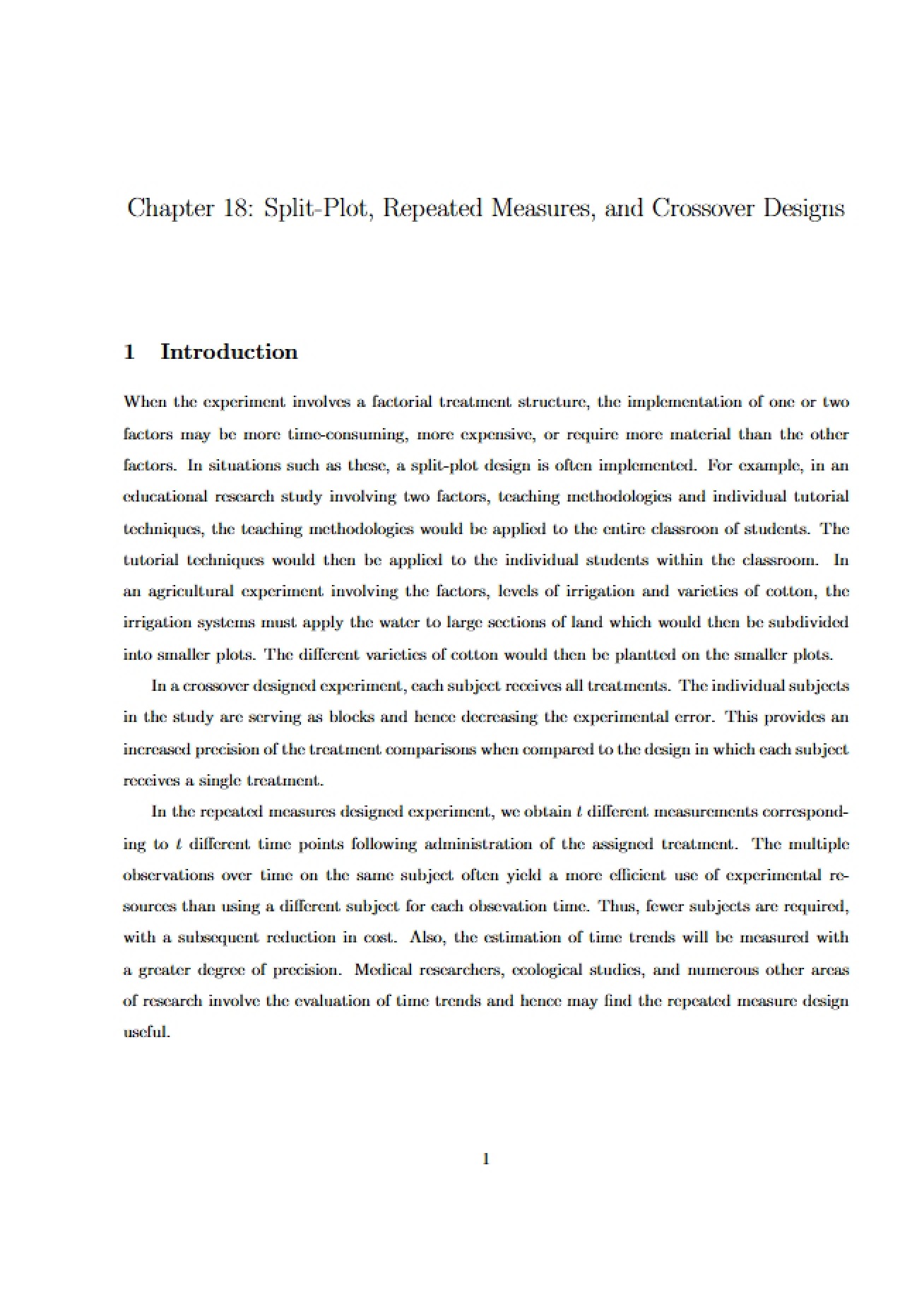 STAT 652 Chapter 18