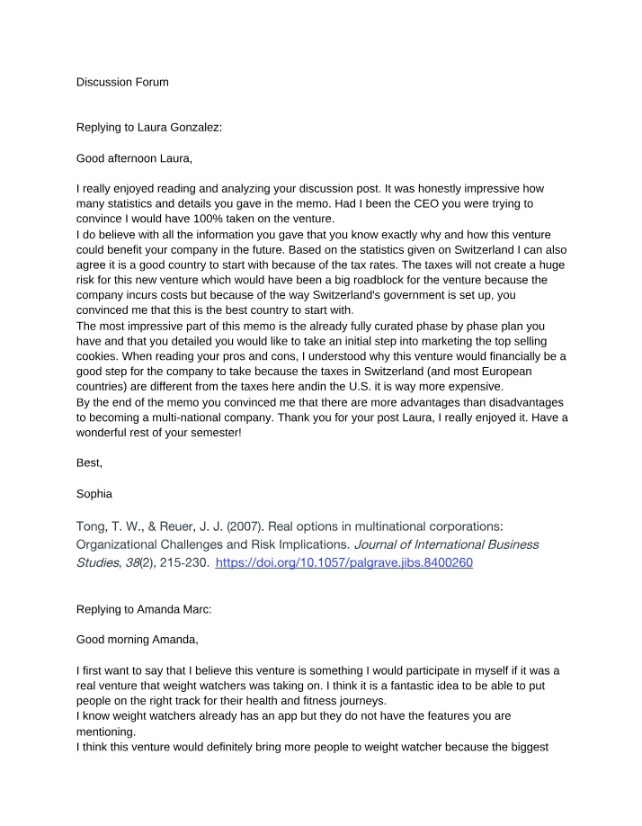 Finance Discussion Forum