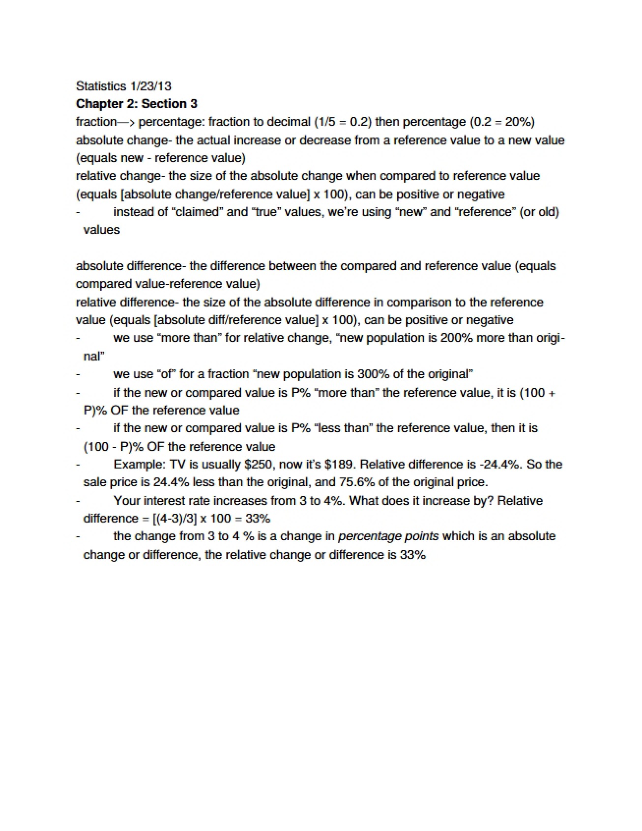 Stats Overview