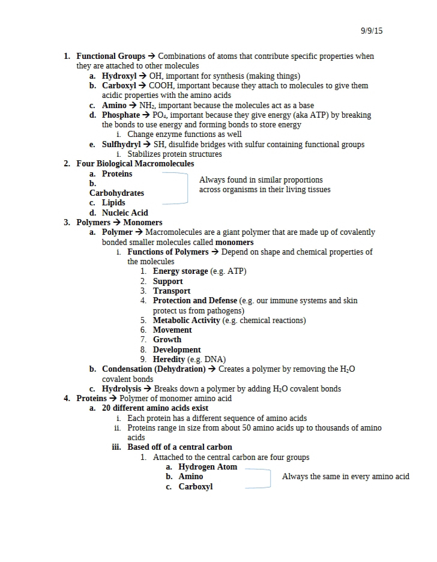 Lab Notes