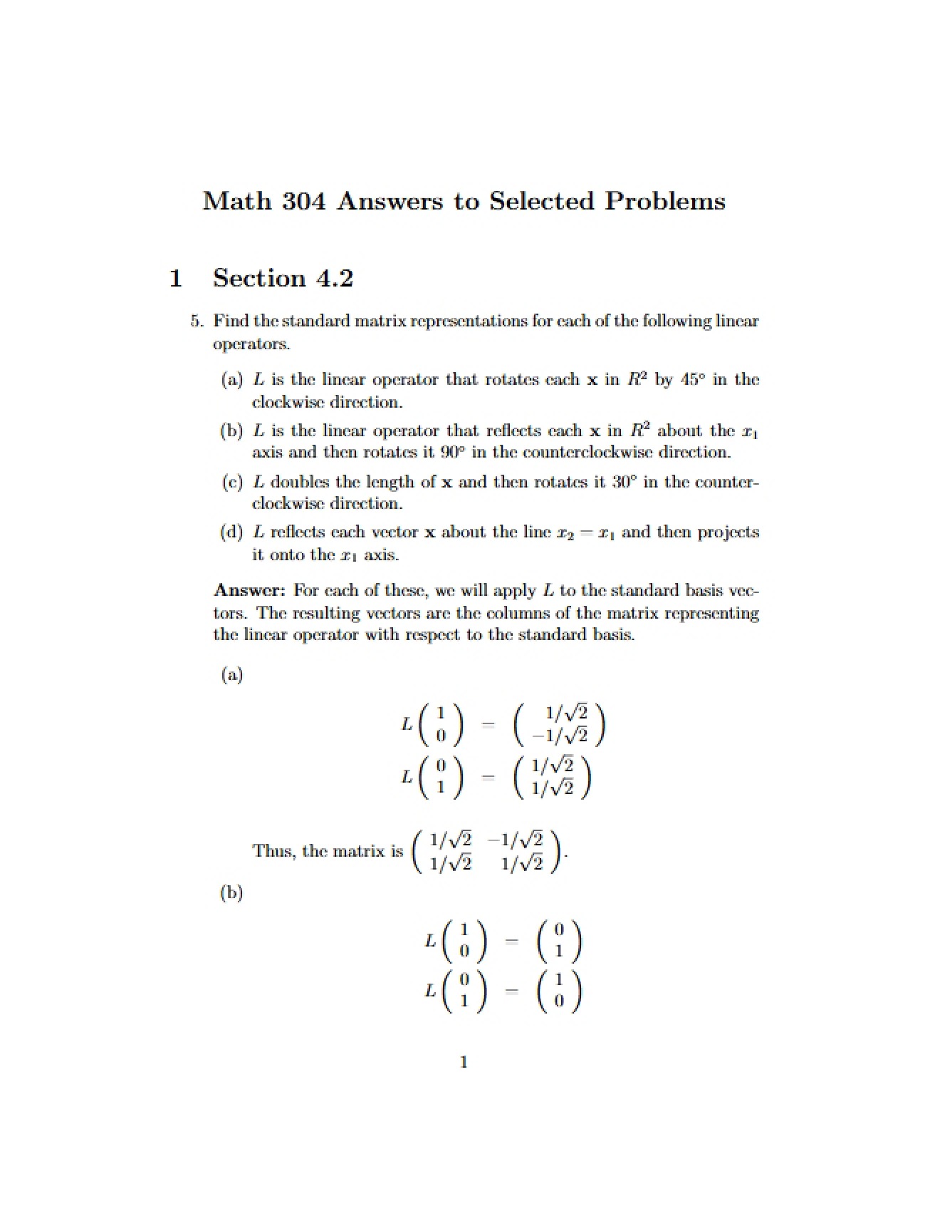 Chapter Four, Section Two
