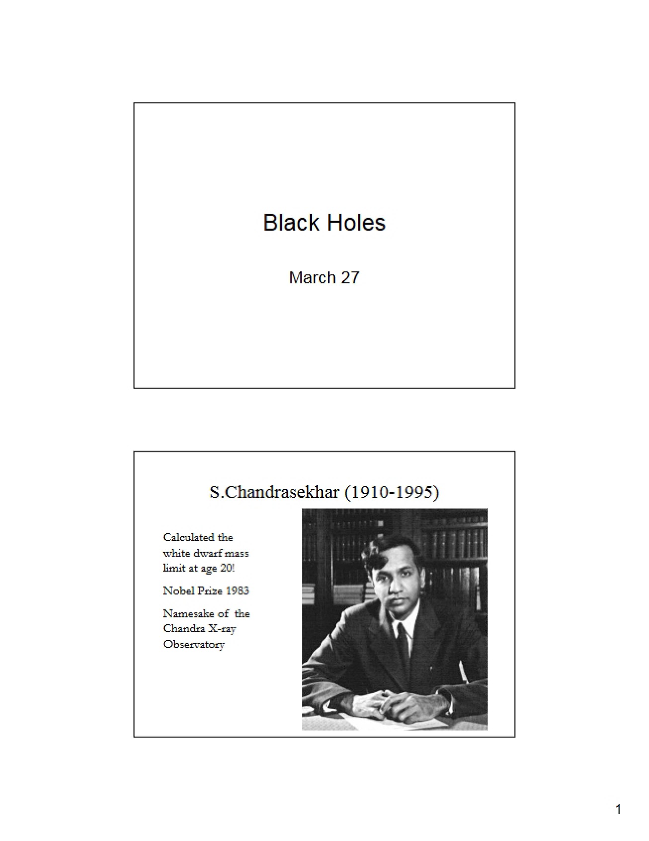Holes, Black