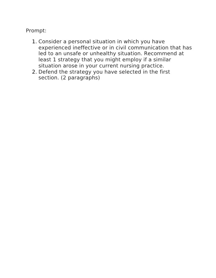 Ineffective Communication in Nursing - Strategies