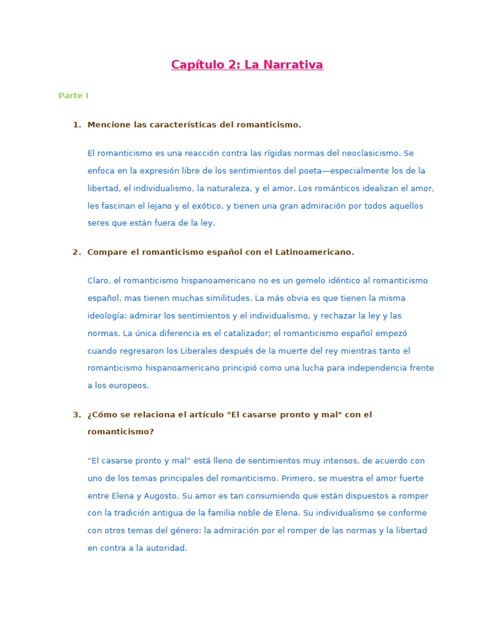 Literature Course Lecture Notes