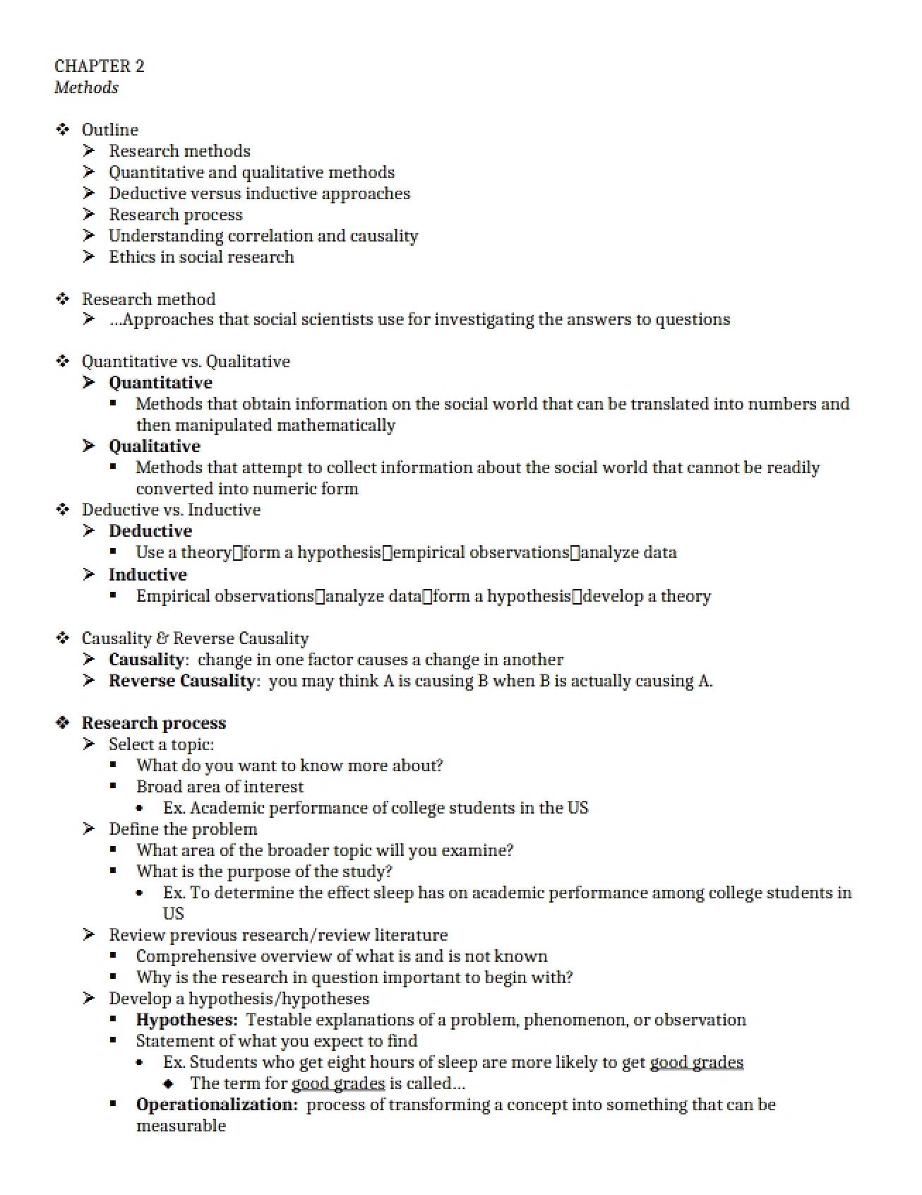 Sociology Chapter 2