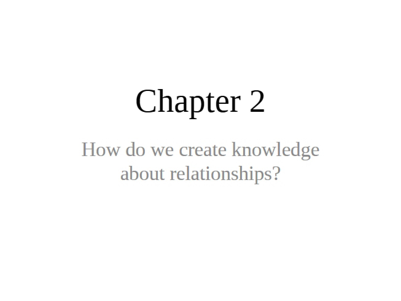 Spring 14 Outline Chapter 2