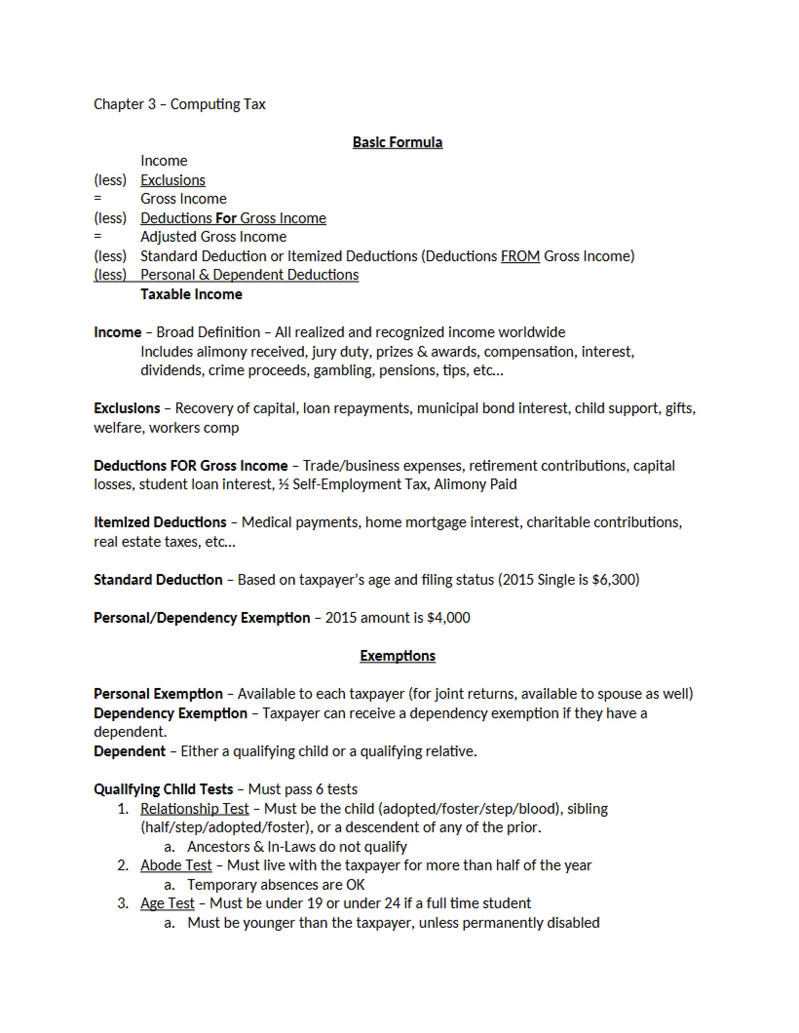 Tax Computation Chapter 3