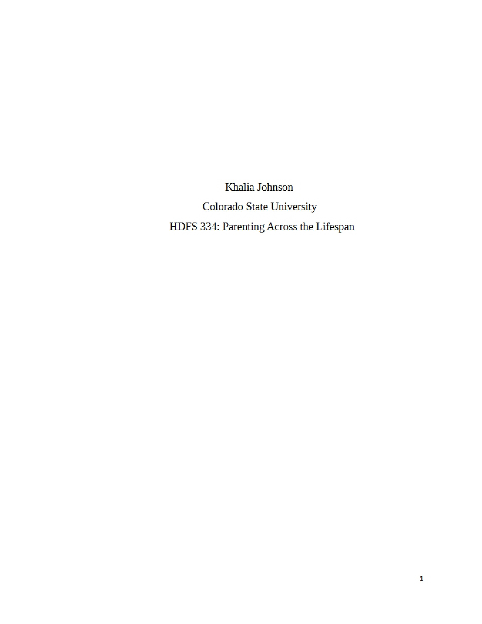 Description of Program