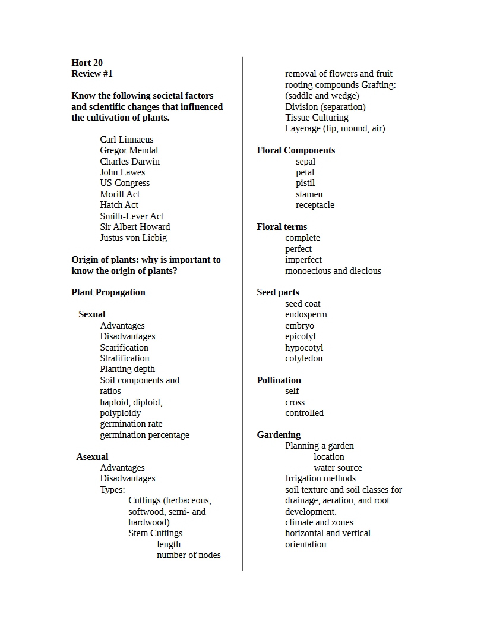 Horticulture Review