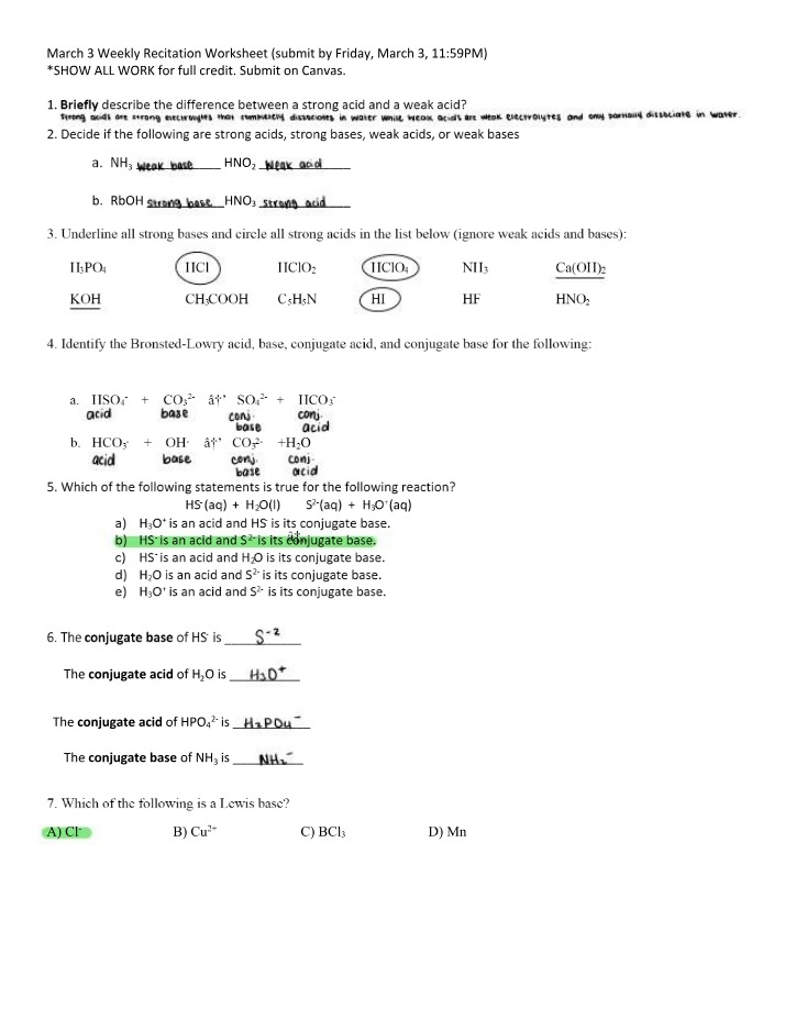 The Difference Between Weak and Strong Acids