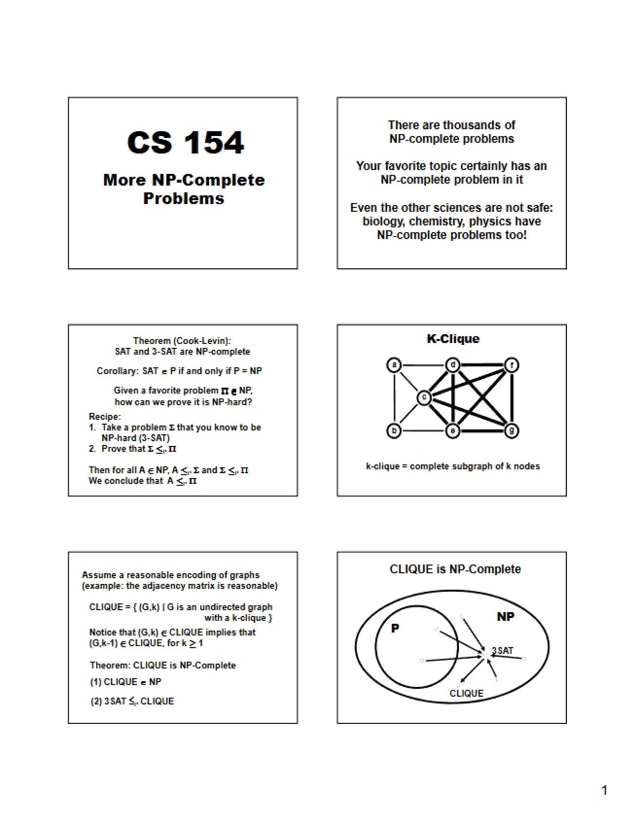 Automata and Complexity Theory Homework (Set 1)