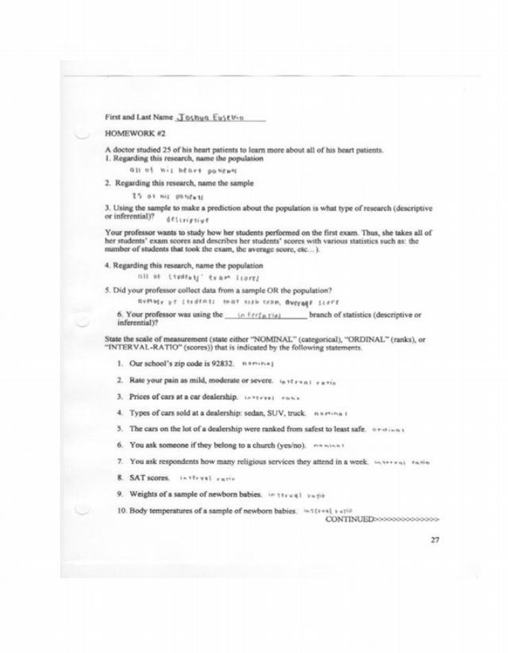 Homework 2 for SOSC 120