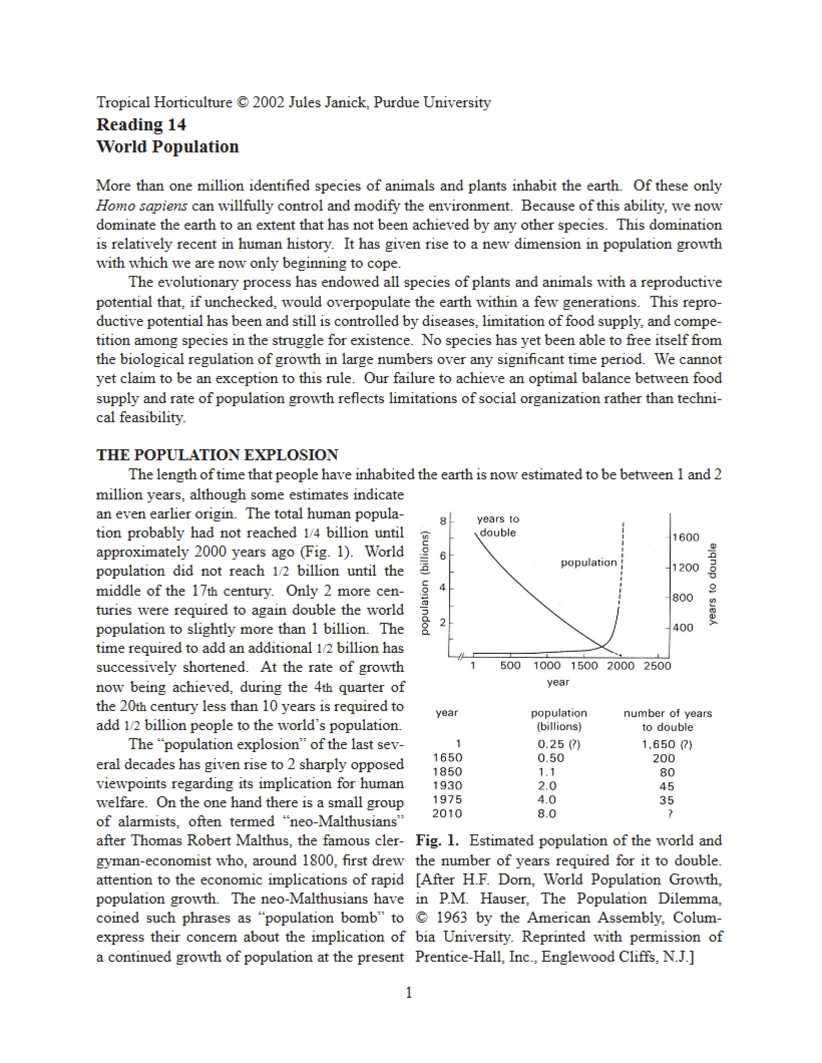 Assigned Reading Paper