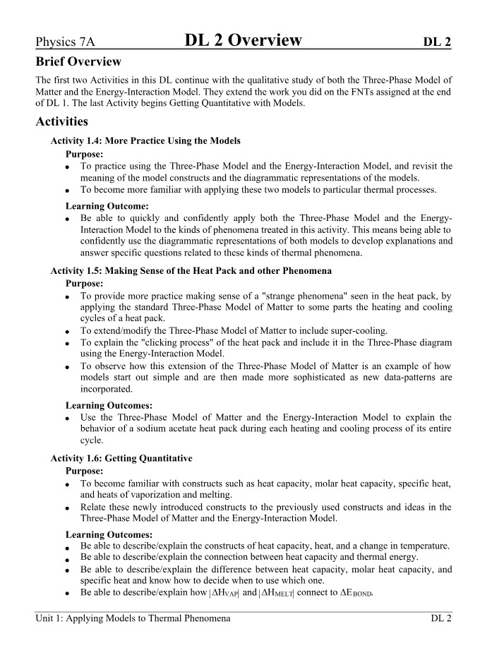The Three-Phase Model for Thermal Phenomena