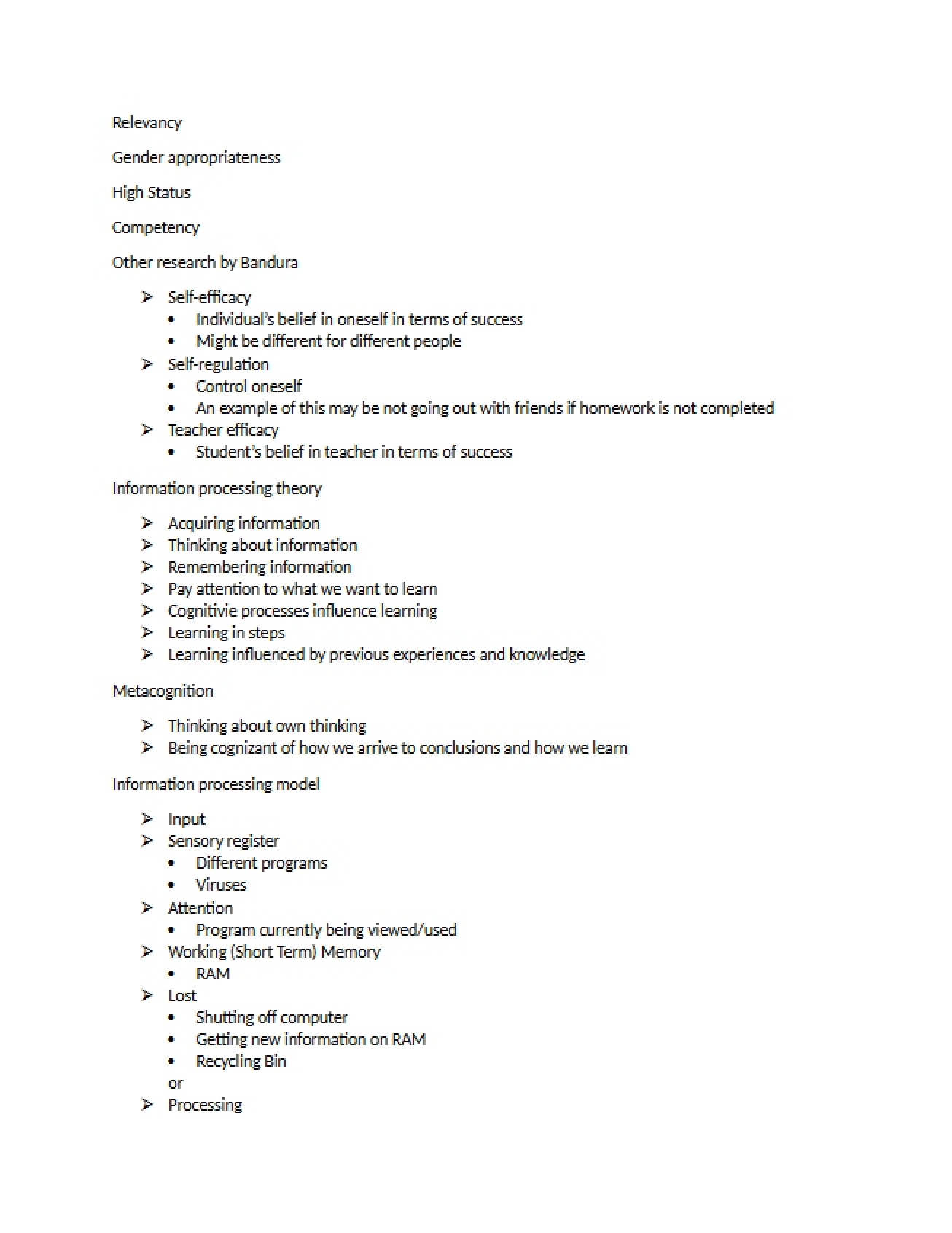 Part Ten Notes