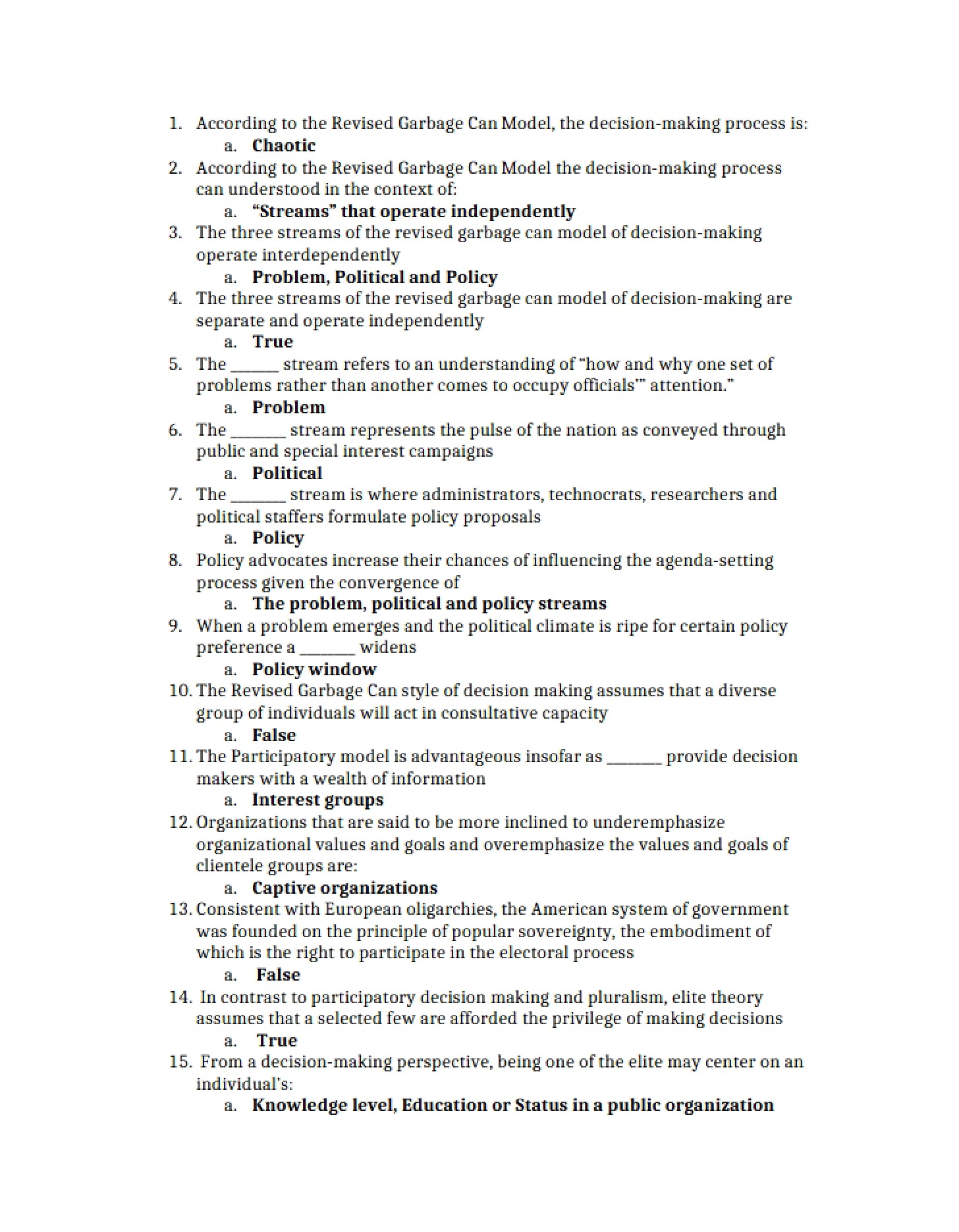 Guide for Studying
