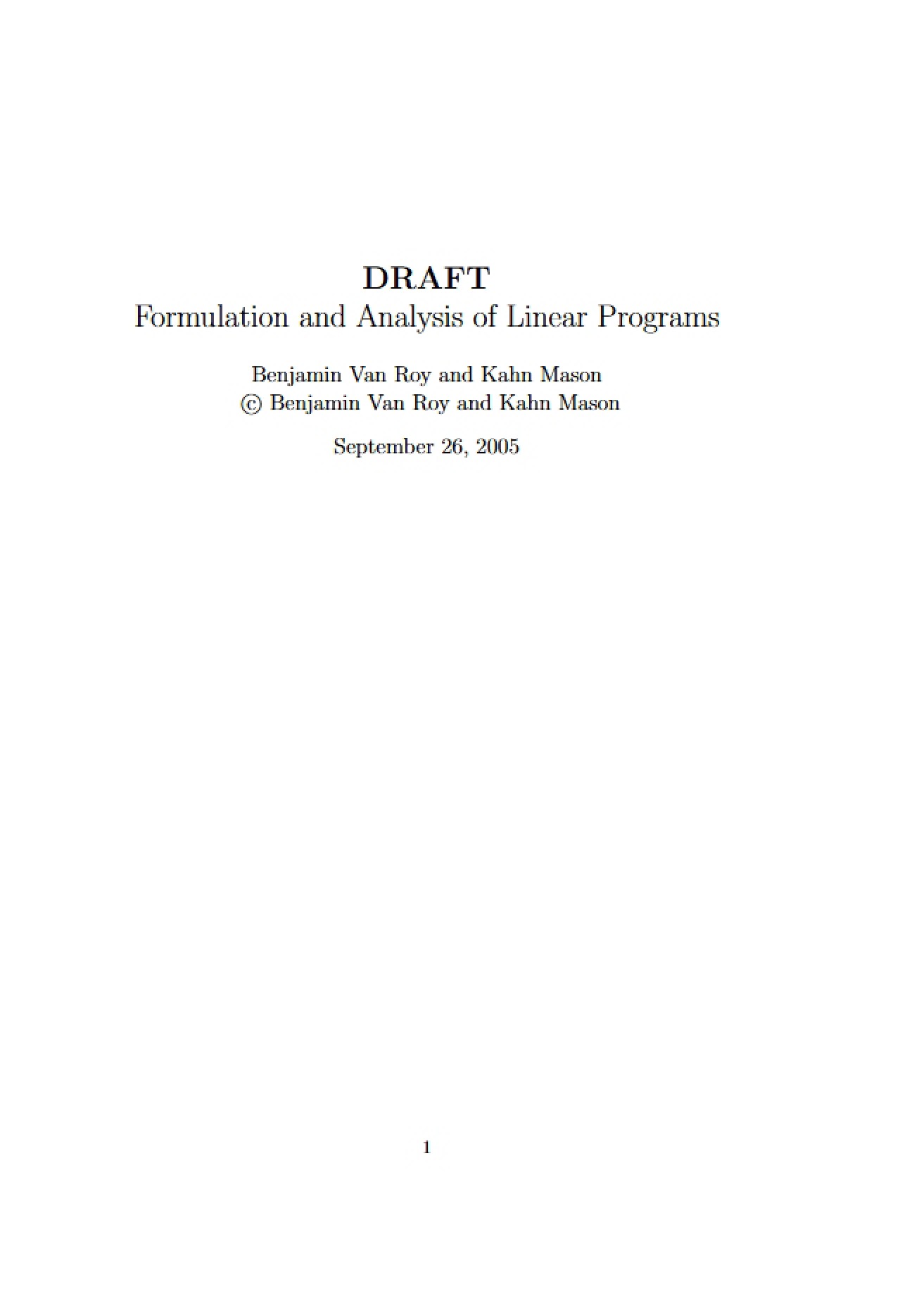 Study Guide for Introduction to Optimization
