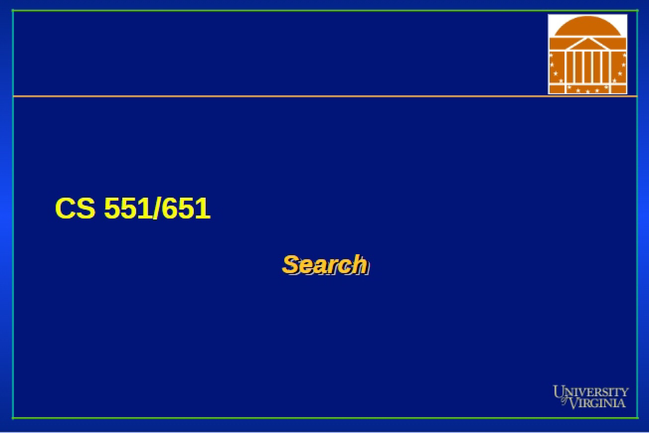 Search Algorithms