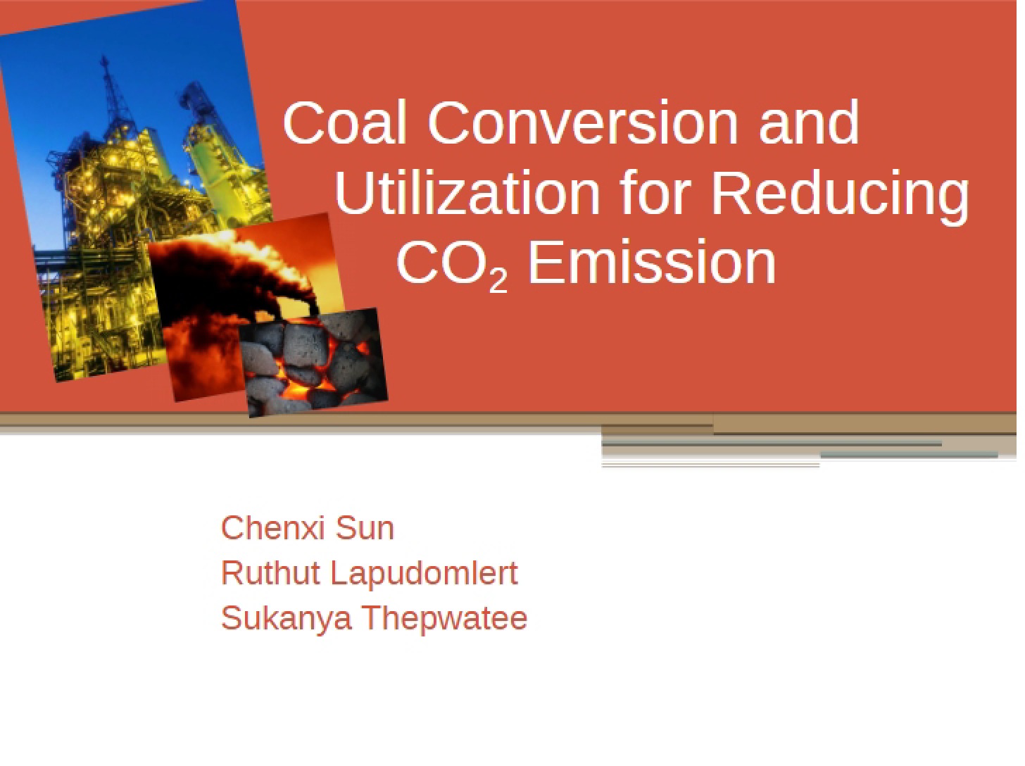 CO2 Emission Reduction via Coal Utilization and Conversion