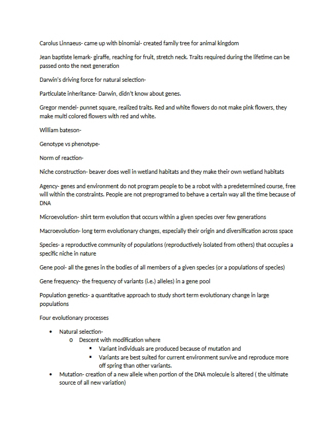 General Anthropology Notes