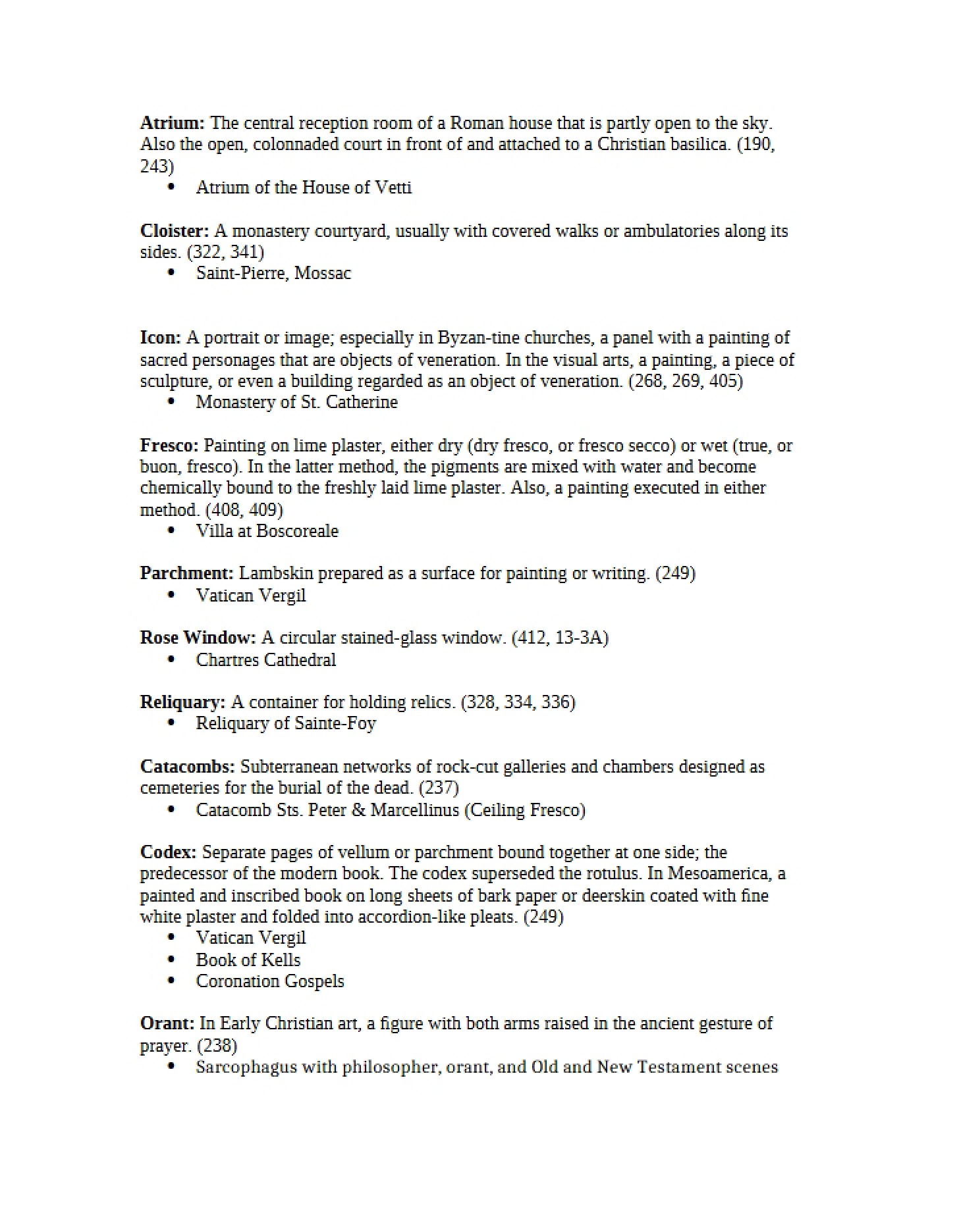 Session Notes