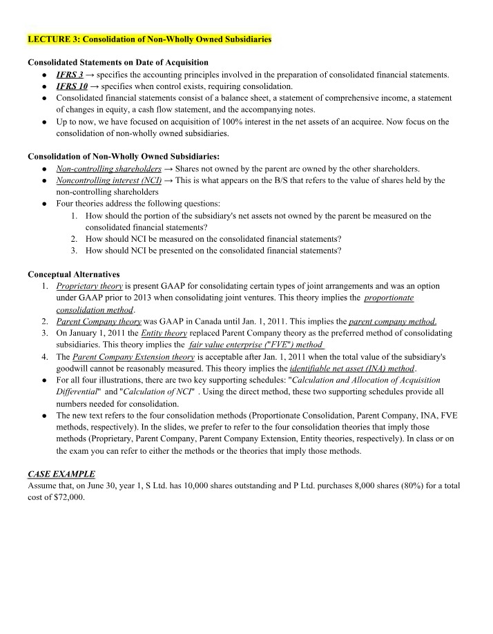 RSM321 - Lecture 3